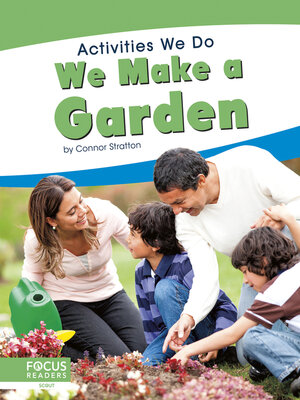 cover image of We Make a Garden